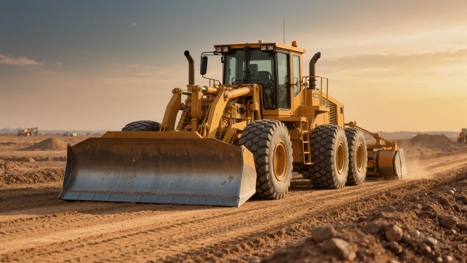 Caterpillar 24 motor grader illustration
