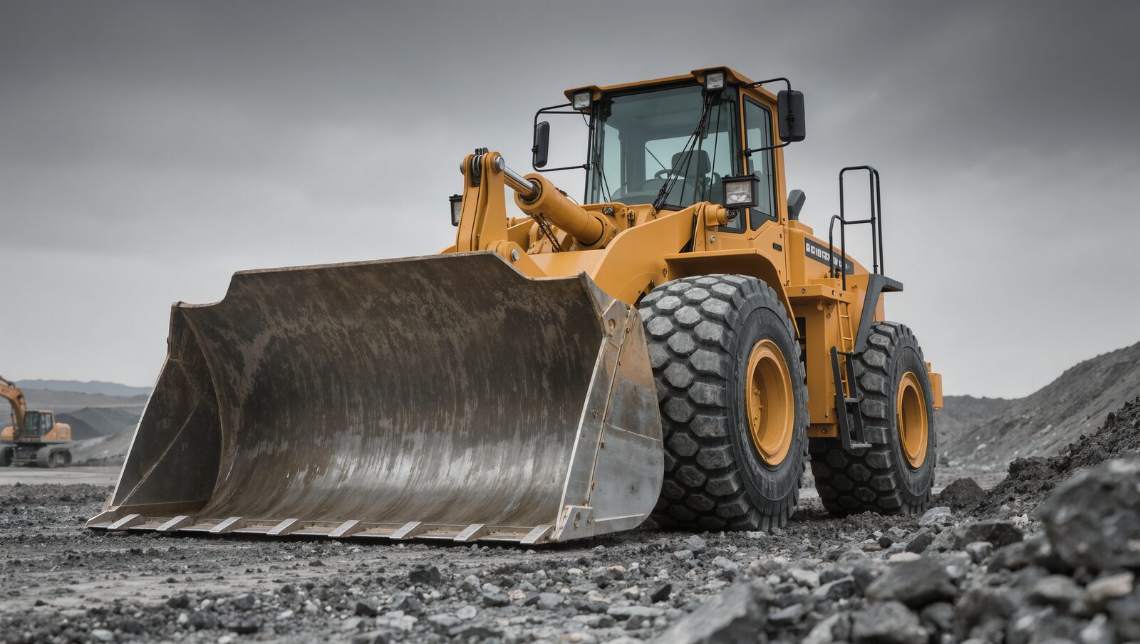 Caterpillar 994K wheel loader illustration